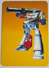 1985 MILTON BRADLEY TRANSFORMERS ACTION CARDS #87 MEGATRON EX+/NM- picture