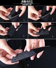 Portable Outdoor Cardsharp Credit Card Safety Folding Knife Survival Tool picture