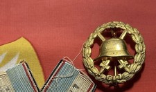Germany Imperial WWI Wound Badge in Gold (Verwundetenabzeichen 1914) Gilt picture