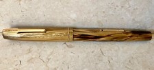 Vintage Waterman's Fountain Pen Brown Ripple - Made in USA picture