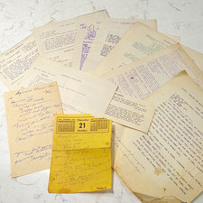 Vintage 1950s 1960s Recipe Ephemera Lot 1954 Calendar 1961 Cooking Class CT NJ picture