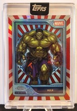 2026 Topps Mint Marvel HULK #112 RED - PLATINUM 1/5 SSP picture