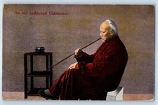 c1910's An Old Fashioned Chinaman Shanghai China Antique Posted Postcard picture