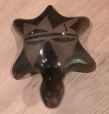 VINTAGE Santa Clara Pottery Mini Turtle seedpot Joyce Sisneros Gallegos 2