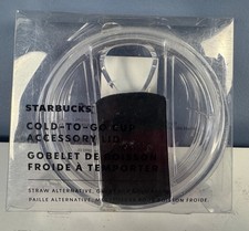 Starbucks Cold To-Go Cup Accessory Lid Acrylic Clear 16 oz or 24 oz 2020 NEW NIB picture