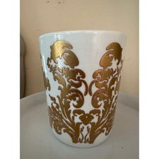 Vintage Gold Gilded Floral China embossed ornate cup  picture