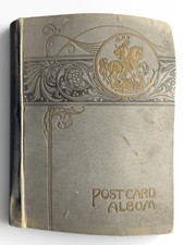 Early 20th Century, Antique Postcard Album From the Golden Age of Postcards picture