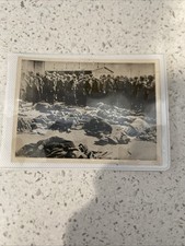 WW2 GENERAL EISENHOWER at Concentration Camp of Gotha Photo 3.5 