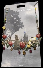 Disney Parks Kingdoms And Castles Beauty & the Beast Floral Necklace picture