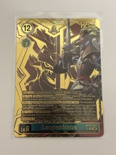 Digimon EX13 Chivalrous XIII Leopardmon Ex13-043 Gold Card SR 2 Star ** In Hand picture