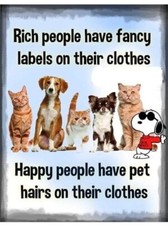 Inspirational  Dog  Pet refrigerator magnet  3 1/2