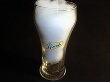 Circa 1960s Bosch Beer Enameled Sham Glass, Michigan picture