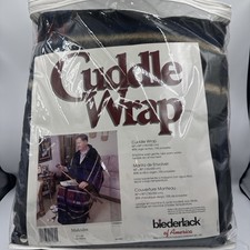 Biederlack Vintage Cuddle Wrap 60x80” BIG Blanket Snap NICE Malcolm picture