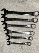 Fuller SAE 6pc Combination Wrench Set Japan Mint- 7/16 1/2 9/16 5/8 11/16 3/4 picture