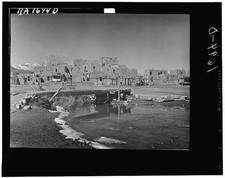 Taos Pueblo New Mexico 1936 Rio de Taos Foreground Adobe Pueblo Homes picture