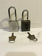 Pair, Vintage American Lock Company Locks, 1 Key each picture