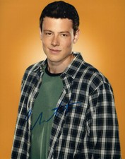Cory Monteith Signed Autograph Glee 8X10 Photo Beckett BAS picture