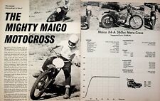1968 Maico X4-A 360 Motocross Road Test - 5-Page Vintage Motorcycle Article picture