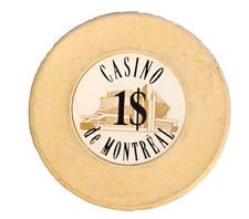 $1.00 Chip from the Casino de Montreal Montreal Quebec Canada picture