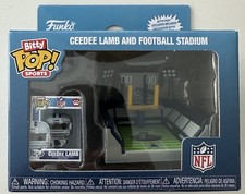 New Funko Pop Bitty Pop Town CeeDee Lamb and Football Stadium - Dallas Cowboys picture