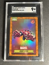 2024 Topps Chrome Marvel Sapphire Rek-Rap Orange /25 SGC 9 picture