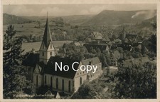 Blaubeuren Monastery Church Panorama Postcard used approx. 1930 x262 picture