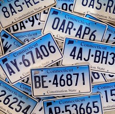 Connecticut License Plate 🔥 1 Random Original CT Tag NO PAIRS READ DESCRIPTION picture