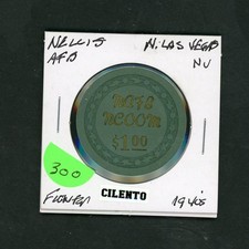 Scarce $1.00 Nellis Air Force Base Las Vegas, Nevada Casino Chip picture