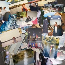 13oz (100) Found Photos 4x6 Color prints Family Snapshots 1990s Y2K 2000s picture