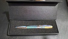 Brand New Rike Knife Titanium Tactical Pen Ink gold blue RK TR02-GB new in box picture