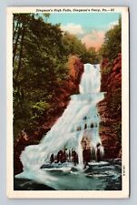 Dingman's Ferry PA- Pennsylvania, Dingman's High Falls, Antique Vintage Postcard picture