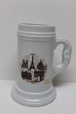 Veritable Porcelaine Francaise White Porcelain Beer Stein picture