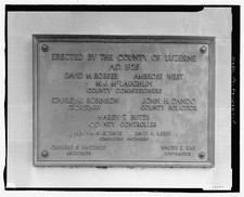 Wilkes-Barre Pennsylvania 1926 Market Street Bridge Date Plaque Luze`rne County picture