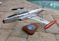 Pacific Aircraft Lockheed T-33 Shooting Star Desktop Wood Model 1:32 USAF picture