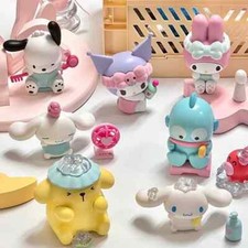 Miniso Bath Time Series Open Confirmed Sanrio Characters Collectible Figure Gift picture