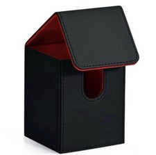 4x3x3 Waterproof Trading Card Deck Box 100+ Sleeved Singles Storage Capacity picture