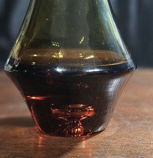 Vintage Finnish Glass Vase Model 1379 Designed By Erkkitapio Siiroinen 1960's picture