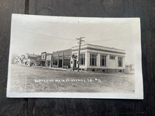 Vintage North side Main Street Klemme Iowa RPPC Photo Postcard IA picture