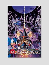 Sonic the Hedgehog Villain Showdown Giclee Print Poster 11x17 Sega Wall Art picture