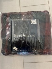 Vintage 1990s Ralph Lauren Blanket 108x90 – Supima Cotton Plaid Original Pack picture