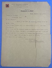 Confederate General George P. Harrison Signed UCV Letter to J. F. Shipp Chatt TN picture