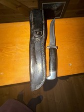 VINTAGE'70S BUCK USA 121 HUNTING SKINNING FISHING BOWIE KNIFE KNIVES SURVIVAL picture