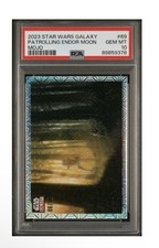 2023 TOPPS CHROME STAR WARS GALAXY #69 PATROLLING ENDOR MOON MOJO REFRACTOR picture