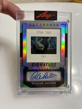 2026 Leaf Slideshow Auto William Shatner W/ Authentic Film Strip Star Trek picture