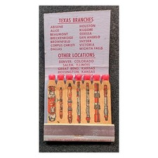 Full Book Feature Matchbook Guiberson Oil Field Equipment picture