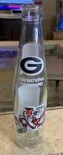 Vintage/Collectible/ Georgia Bulldogs and Coke '1980 National Champions' Bottle picture