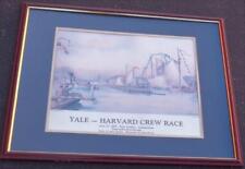 Vintage Yale – Harvard Crew Race Lithograph Print – COMMEMORATIVE PRINT – VGC picture