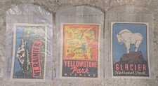 VINTAGE LINDGREN-TURNER ORIGINAL 1950s 1960s SOUVENIR TRAVEL DECALS picture