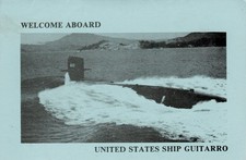 USS Guitarro SSN 665 Welcome Aboard pamphlet picture