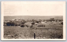 Wauneta Nebraska Birdseye View Town Zercher Real Photo RPPC picture